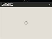Tablet Screenshot of harvestseasonalgrill.com
